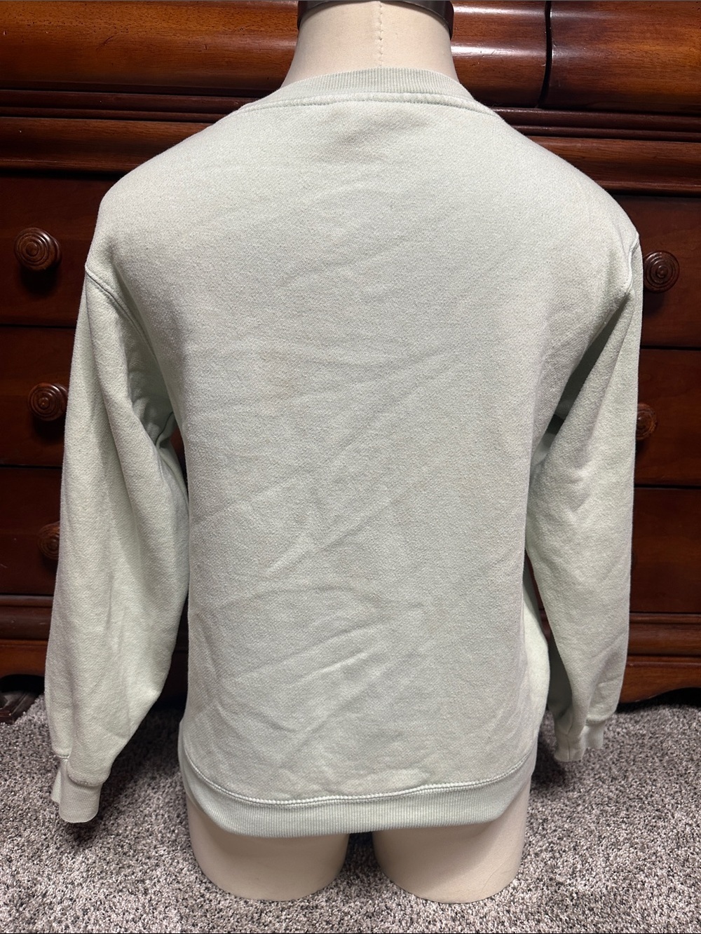 Panama City Beach Light Sage Crewneck Sweatshirt with Navy Print - Picture 5 of 6